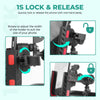 Simtac Quick Lock Jaw Grip Pro Plus Bike Mobile Holder with Vibration Damper for Motorcycle Scooter Bicycle