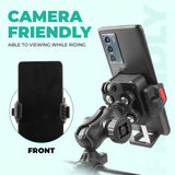Simtac SQL2-PRO Quick Lock Super Grip Bike Mobile Holder with Vibration Damper for Motorcycle Scooter Bicycle