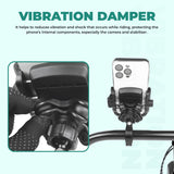 Simtac SQL1-PRO Super Grip Quick Lock Bike Mobile Holder with Vibration Damper for Motorcycle Scooter Bicycle