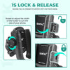 Simtac SQL1-PRO Super Grip Quick Lock Bike Mobile Holder with Vibration Damper for Motorcycle Scooter Bicycle