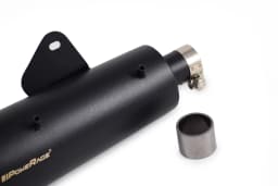 PowerRage Slip On Exhaust Royal Enfield Hunter 350 Black Finish
