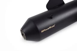 PowerRage Slip On Exhaust Royal Enfield Hunter 350 Black Finish
