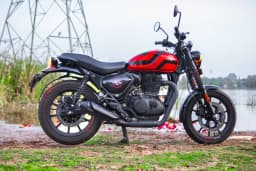 PowerRage Slip On Exhaust Royal Enfield Hunter 350 Black Finish
