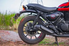 PowerRage Slip On Exhaust Royal Enfield Hunter 350 Black Finish
