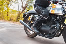 PowerRage Slip On Exhaust Royal Enfield Interceptor 650 Black Finish
