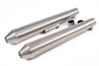 PowerRage Slip On Exhaust Royal Enfield Interceptor 650 Brushed Steel
