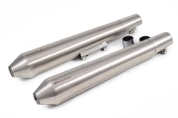 PowerRage Slip On Exhaust Royal Enfield Interceptor 650 Brushed Steel
