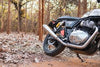 PowerRage Slip On Exhaust Royal Enfield Interceptor 650 Brushed Steel
