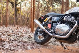 PowerRage Slip On Exhaust Royal Enfield Interceptor 650 Brushed Steel
