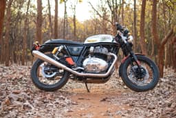 PowerRage Slip On Exhaust Royal Enfield Interceptor 650 Brushed Steel
