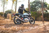 PowerRage Slip On Exhaust Royal Enfield Interceptor 650 Polish Finish
