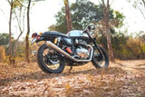 PowerRage Slip On Exhaust Royal Enfield Interceptor 650 Polish Finish
