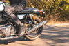 PowerRage Slip On Exhaust Royal Enfield Interceptor 650 Polish Finish
