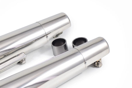 PowerRage Slip On Exhaust Royal Enfield Interceptor 650 Polish Finish
