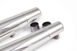 PowerRage Slip On Exhaust Royal Enfield Interceptor 650 Polish Finish

