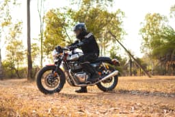PowerRage Slip On Exhaust Royal Enfield Interceptor 650 Polish Finish

