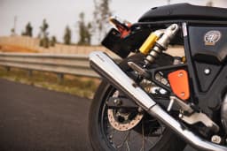 PowerRage Slip On Exhaust Royal Enfield Interceptor 650 Polish Finish
