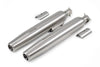 PowerRage Slip On Exhaust Royal Enfield Super Meteor 650 Brushed Steel
