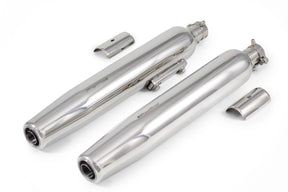 PowerRage Slip On Exhaust Royal Enfield Super Meteor 650 Polish Finish
