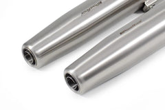 PowerRage Slip On Exhaust Royal Enfield Super Meteor 650 Brushed Steel
