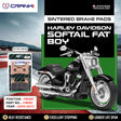 CRANK1 CB692 sintered front brake pads for Harley Davidson Softail Fat Boy (2015-2017) premium motorcycle braking upgrade.