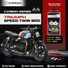CRANK1 CFB412 carbon rear brake pads for Triumph Speed Twin 900 2025
