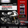 CRANK1 CFB744 carbon front brake pads for Triumph Speed Triple 1200 RR 2021 onwards