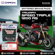 CRANK1 CB312 Sintered Rear Brake Pads for Triumph Speed Triple 1200 RS (2021 Onwards)
