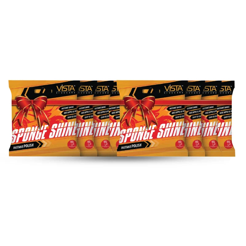 Vista Sponge Shine car and bike polish pack of 8
