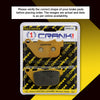 CRANK1 CRM0109 ceramic rear brake pads for Harley Davidson Sportster Iron 883