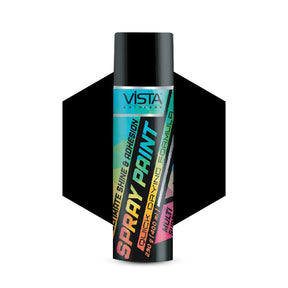 Vista Black Matte Spray Paint 400 ml automotive aerosol paint
