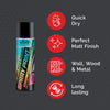 Vista Black Matte Spray Paint 400 ml automotive aerosol paint
