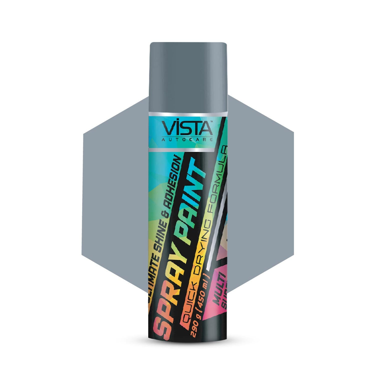 Vista Silver Spray Paint 400 ml automotive aerosol paint

