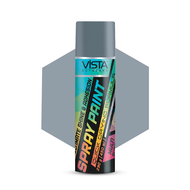 Vista Silver Spray Paint 400 ml automotive aerosol paint


