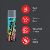 Vista Silver Spray Paint 400 ml automotive aerosol paint

