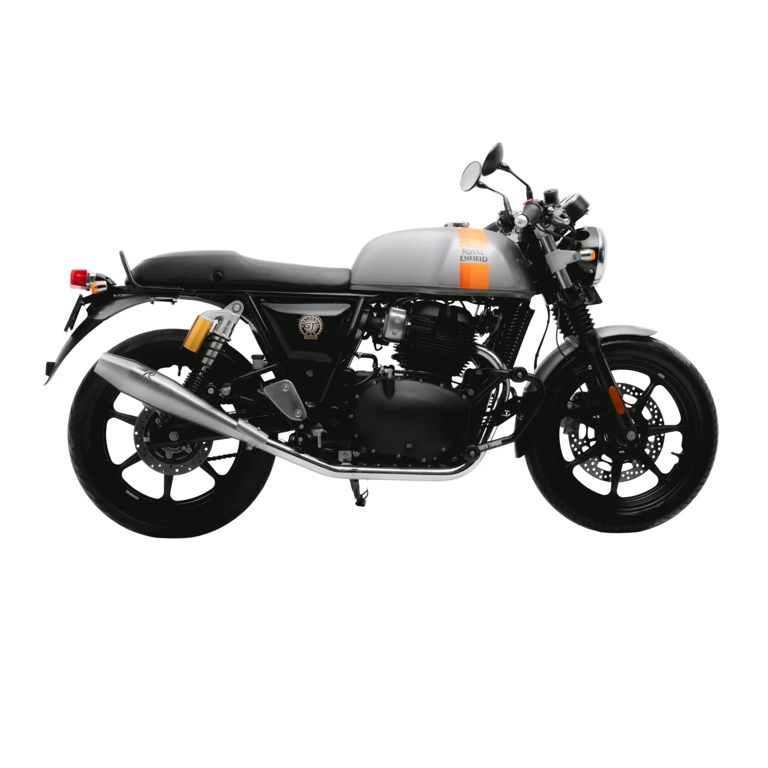 Red Rooster Stellar Matte Exhaust for Royal Enfield Interceptor 650 and Continental GT 650 performance upgrade