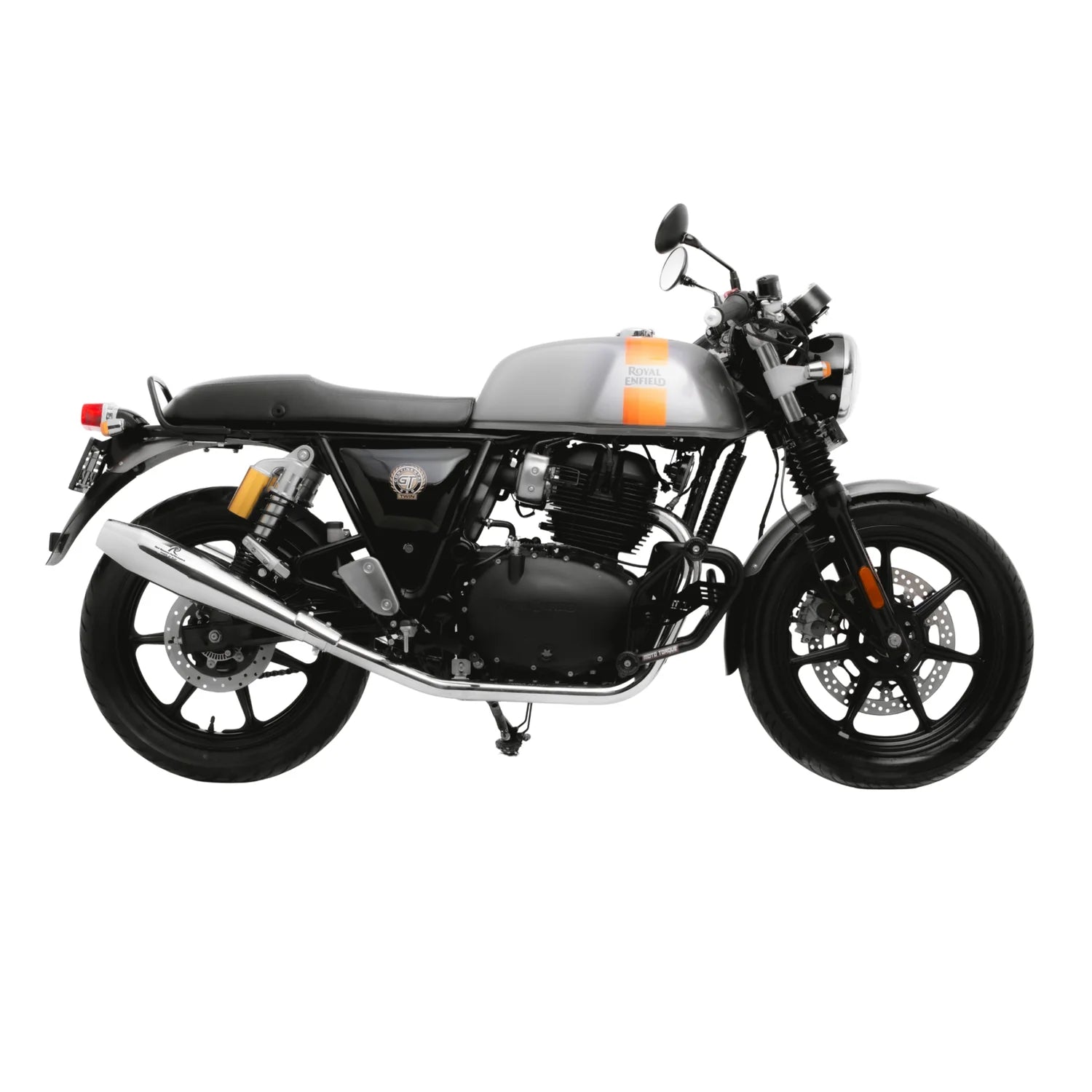 Red Rooster Stellar Polish Exhaust for Royal Enfield Interceptor 650 and Continental GT 650 performance upgrade