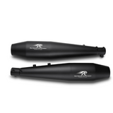Red Rooster Stellar Black Matte Exhaust for Royal Enfield Interceptor 650 and Continental GT 650 performance exhaust upgrade