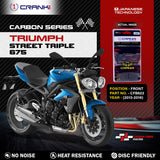 CRANK1 CFB622 carbon front brake pads for Triumph Street Triple 675 2013-2016
