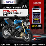 CRANK1 Carbon Brake Pads Rear for Triumph Street Triple 675 2013-2016 CFB312
