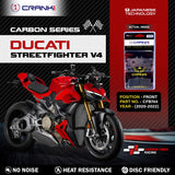 CRANK1 CFB744 carbon front brake pads for Ducati Streetfighter V4 2020-2022