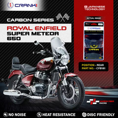 CRANK1 CFB181 Carbon Brake Pads For Royal Enfield Super Meteor 650 Rear