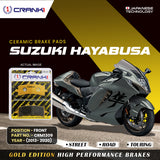 CRANK1 CRM1309 ceramic front brake pads for Suzuki Hayabusa motorcycle