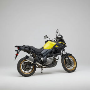 Barrel Storm slip-on exhaust with mid pipe for Suzuki V-Strom 650 stainless steel performance exhaust