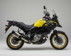 Barrel Storm slip-on exhaust with mid pipe for Suzuki V-Strom 650 stainless steel performance exhaust
