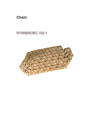 Brass Chain and Sprocket Kit 18T 38T 102 Links for Royal Enfield Thunderbird 500 500X BSORC CL273