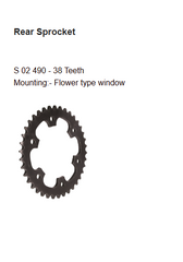 Brass Chain and Sprocket Kit 18T 38T 102 Links for Royal Enfield Thunderbird 500 500X BSORC CL273