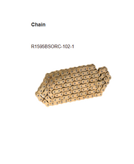 Brass Chain and Sprocket Kit 18T 38T 102 Links for Royal Enfield Thunderbird 500 500X BSORC CL273