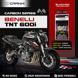 CRANK1 Carbon Brake Pads CFB4/223 for Benelli TNT 600i Front