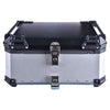 LGP 80L silver aluminum plane top box with backrest

